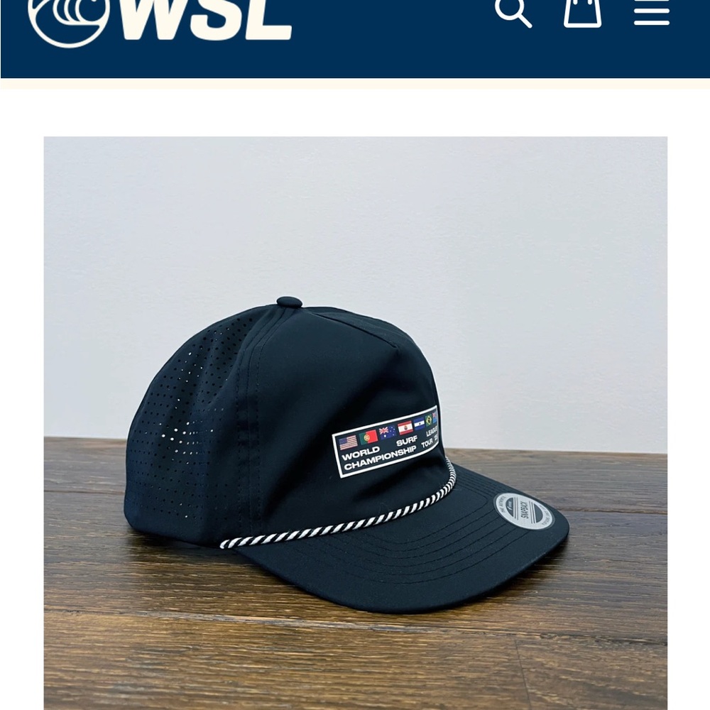 World surf league championship hat water hat adjustable